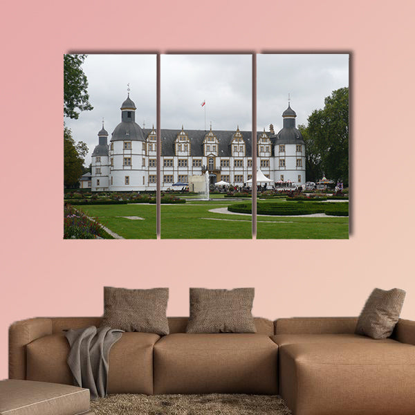 White Castle in Paderborn Germany multi panel canvas wall art