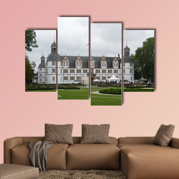 White Castle in Paderborn Germany multi panel canvas wall art