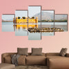 Jal Mahal (Water Palace) with Man Sagar Lake in Jaipur, India multi panel canvas wall art