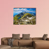 Landscape from the rocky Fagaras Mountains in Romania in the summer wall art