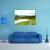 Beautiful view of public lake garden at Tenom, Sabah, Malaysia multi panel canvas wall art