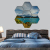 Torres Mountains in the National Park  hexagonal canvas wall art