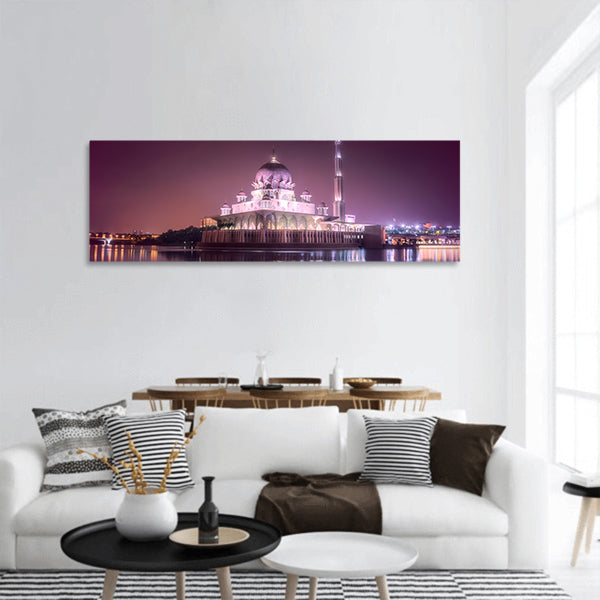 Putra Mosque panoramic canvas wall art
