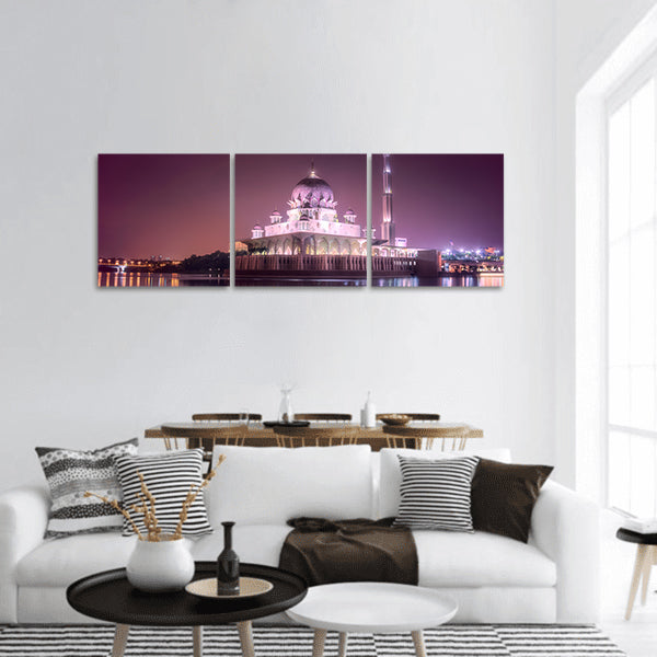 Putra Mosque panoramic canvas wall art