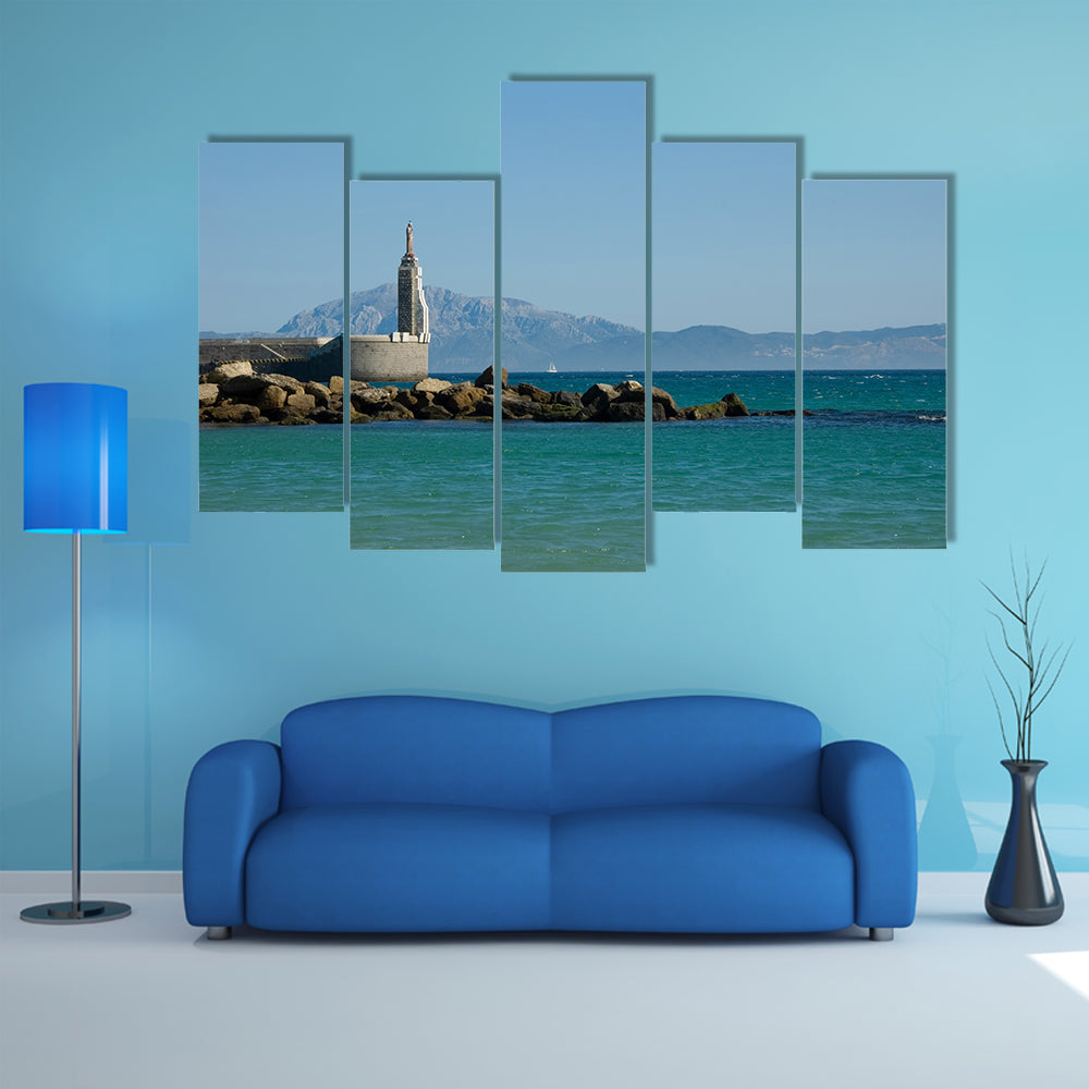 Strait of Gibraltar, Tarifa multi panel canvas wall art