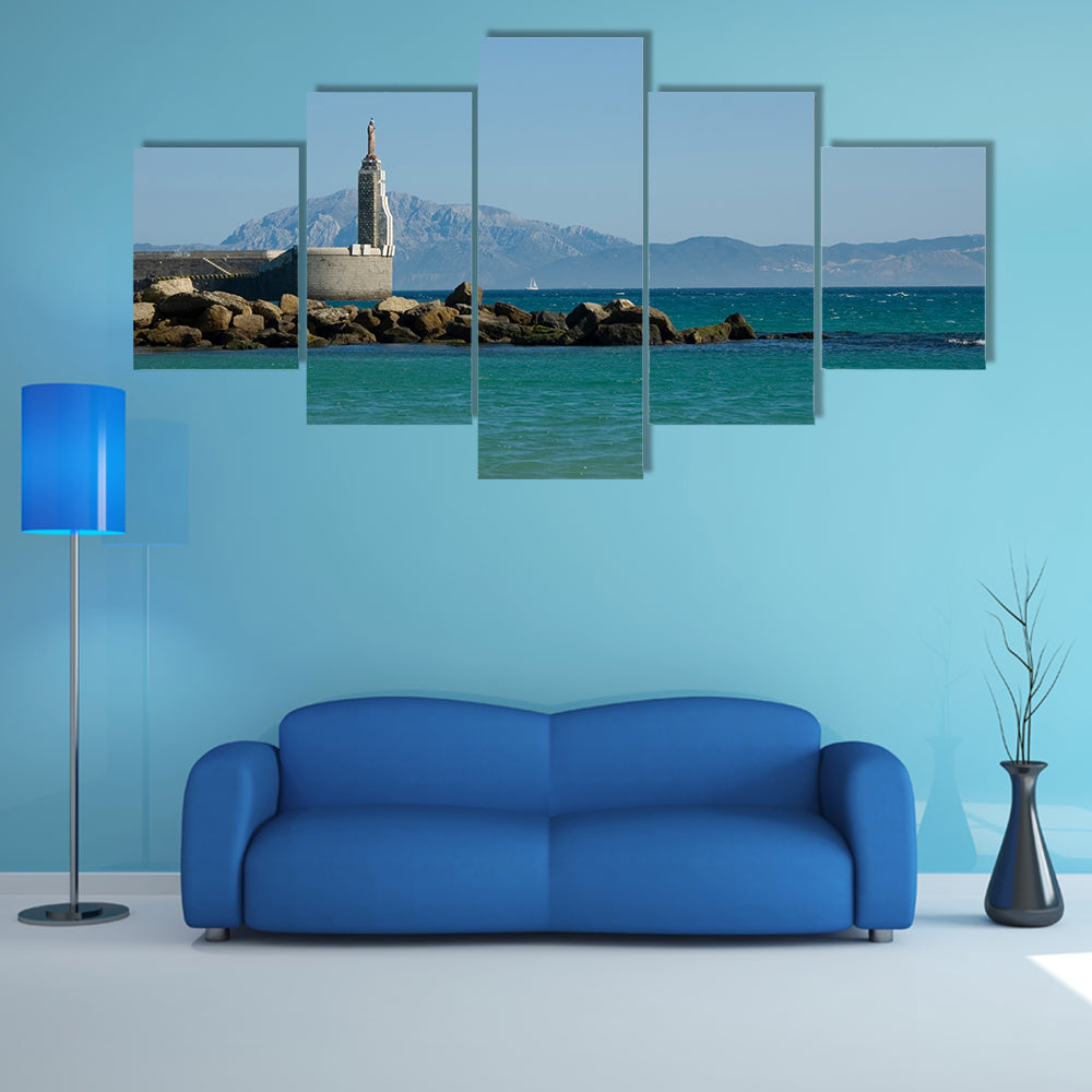 Strait of Gibraltar, Tarifa multi panel canvas wall art