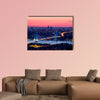 Istanbul Bosporus Bridge on sunset multi panel canvas wall art