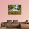 Mun daeng Waterfall, the beautiful waterfall in deep forest multi panel canvas wall art