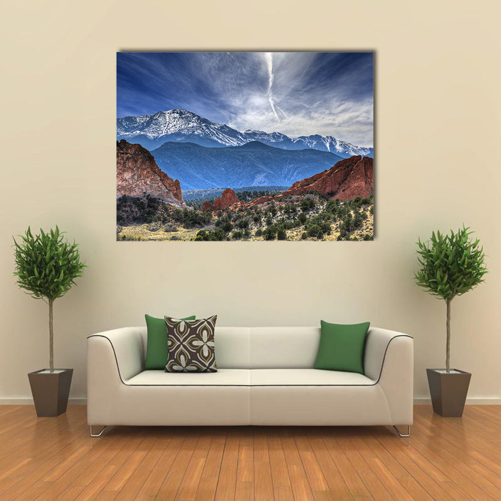 A Beautiful Illustration Of The Garden Of The God, Multi Panel Canvas Wall Art