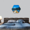 Pitt Lake and Fraser Valley of Columbia, Canada hexagonal canvas wall art