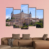 Panorama of the alcazar in Toledo, Spain multi panel canvas wall art