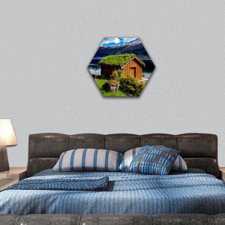 Beautiful Nature Norway natural landscape hexagonal canvas wall art