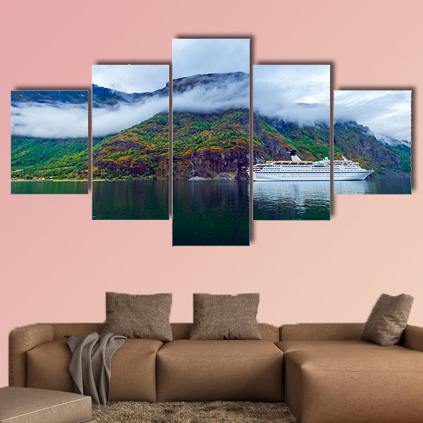 Cruise Ship, Cruise Liners on Hardanger jorden, Beautiful Nature wall art