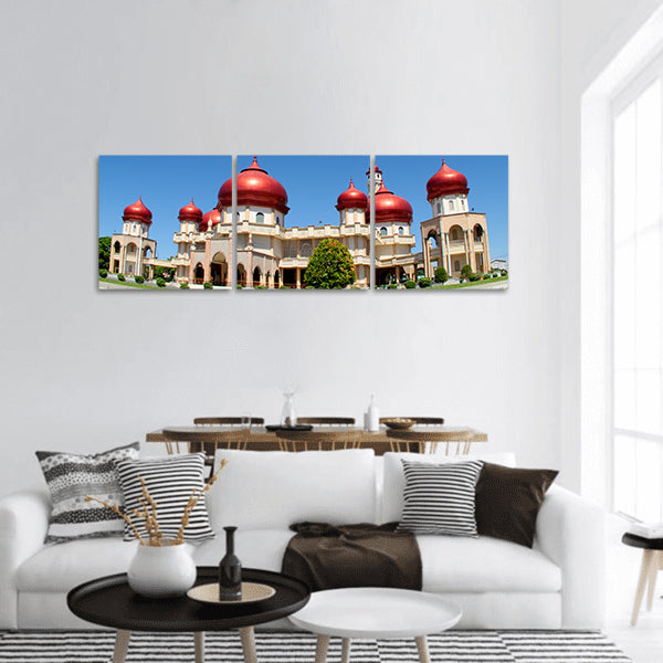 Baitul Makmur Meulaboh Grand Mosque Indonesia Panoramic canvas Wall Art