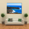 Surf Hitting Bay on Antigua Multi panel canvas wall art