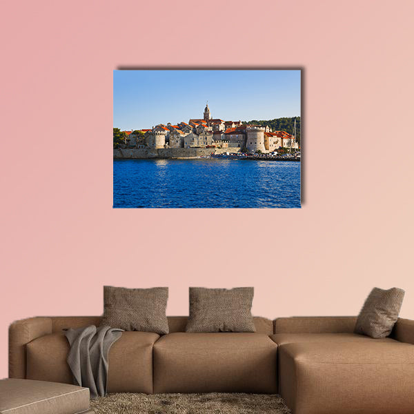Town Korcula at Croatia multi panel canvas wall art