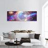 Galaxy and Nebula panoramic canvas wall art.