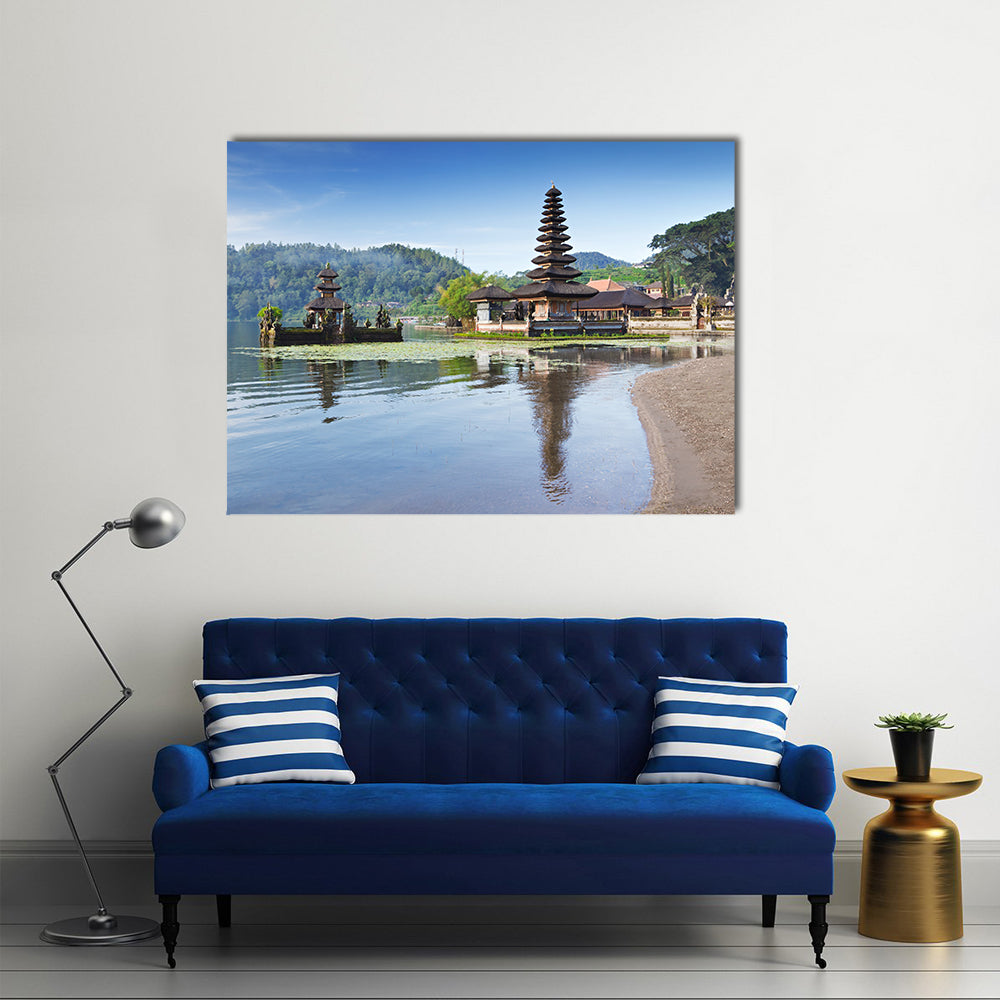 Ulun Danu temple Beratan Lake in Bali Indonesia Multi panel canvas wall art