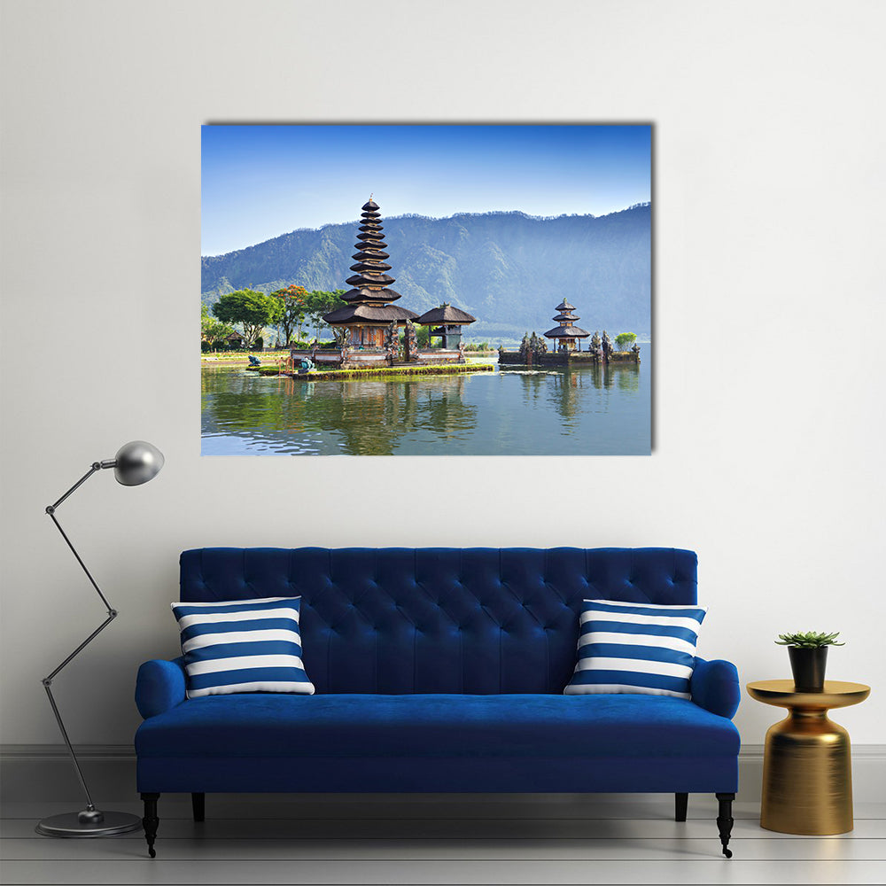 Ulun Danu temple Beratan Lake in Bali Indonesia Multi panel canvas wall art