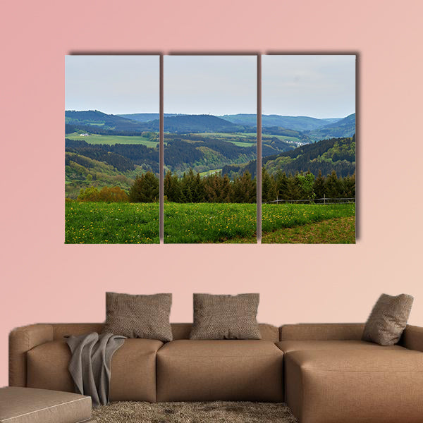 Spring in the Eifel multi panel canvas wall art