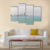 Kuwait's coastline and skyline Multi Panel Canvas Wall Art