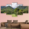 Golf course on the green mountains next to Caracas (Venezuela), Multi Panel Canvas Wall Art