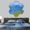 Samed nangchee , Phang Nga Province Thailand hexagonal canvas wall art