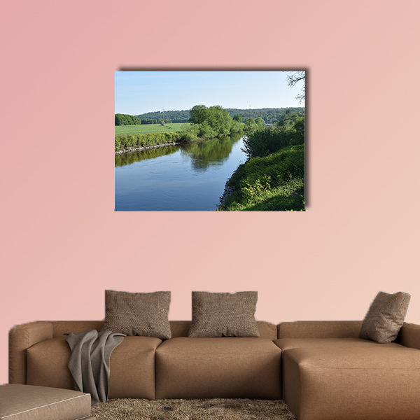 Ruhr River, Essen Germany multi panel canvas wall art