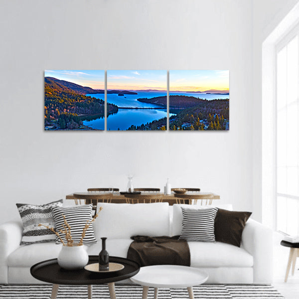 Washington Teddy Bear Cove panoramic canvas wall art.
