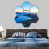 Teddy Bear Cove Bay View at Sunset hexagonal canvas wall art