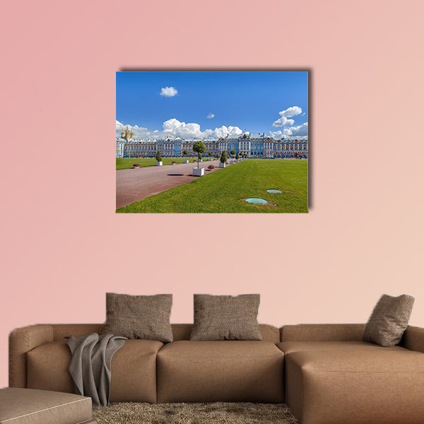 The Catherine Palace is a Rococo palace multi panel canvas wall art