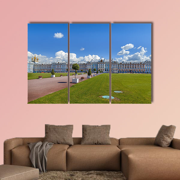 The Catherine Palace is a Rococo palace multi panel canvas wall art
