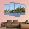 Parliament Buildings in Ottawa and Fairmont Chateau Laurier, Ontario, Canada Multi panel canvas wall art