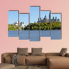 Parliament Buildings in Ottawa and Fairmont Chateau Laurier, Ontario, Canada Multi panel canvas wall art