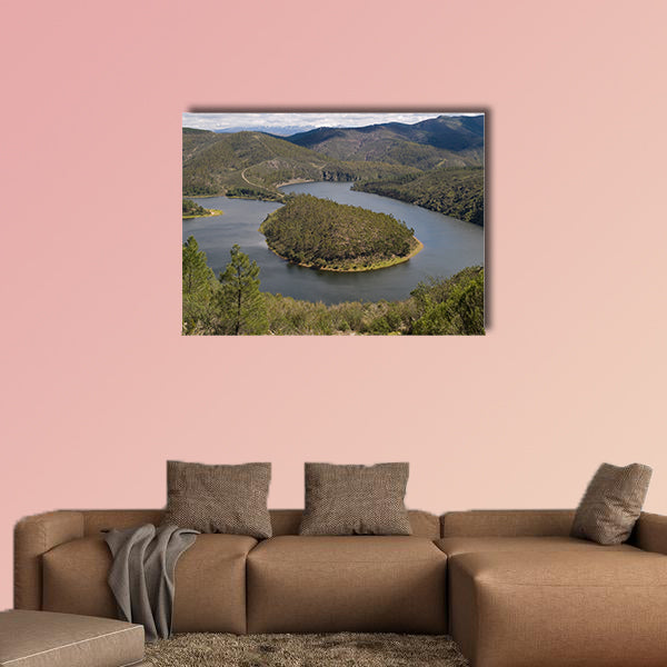 Melero meander in las Hurdes, Caceres multi panel canvas wall art