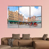 The Markt of Bruges in the heart of the city, Belgium multi panel canvas wall art