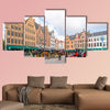 The Markt of Bruges in the heart of the city, Belgium multi panel canvas wall art