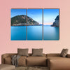 Island at dusk, Ionian archipelago, Greece Multi panel canvas wall art