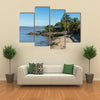 Pier at Marina Colonia Sacramento Uruguay Multi panel canvas wall art