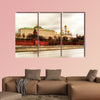 Moscow, Russia, Long Exposure view multi panel canvas wall art