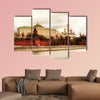 Moscow, Russia, Long Exposure view multi panel canvas wall art