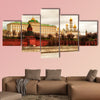 Moscow, Russia, Long Exposure view multi panel canvas wall art