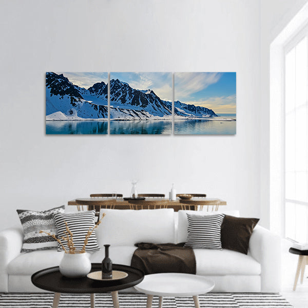 Svalbarden Islands  panoramic canvas wall art