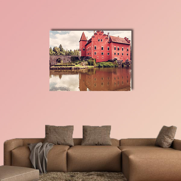 Cervena Lhota is a beautiful chateau in Czech Republic multi panel canvas wall art