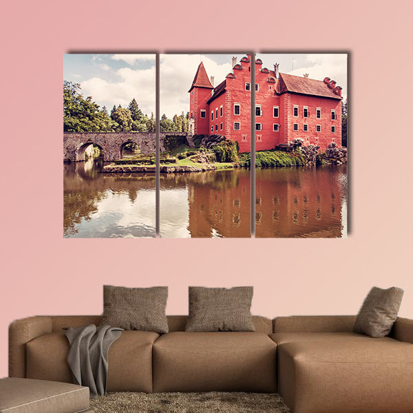 Cervena Lhota is a beautiful chateau in Czech Republic multi panel canvas wall art