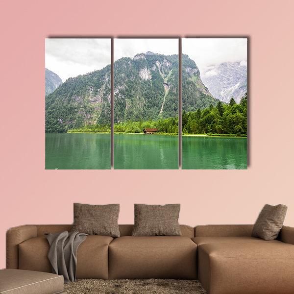 The Alpsee is a lake in Bavaria, Germany multi panel canvas wall art