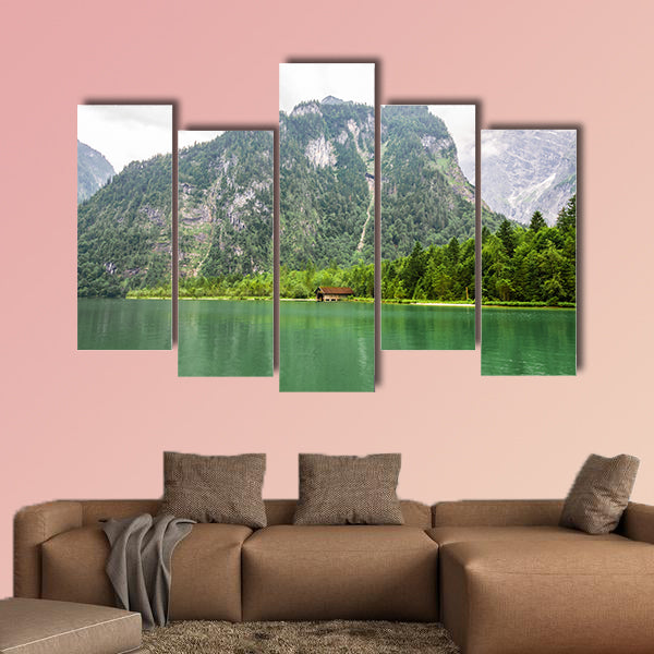 The Alpsee is a lake in Bavaria, Germany multi panel canvas wall art