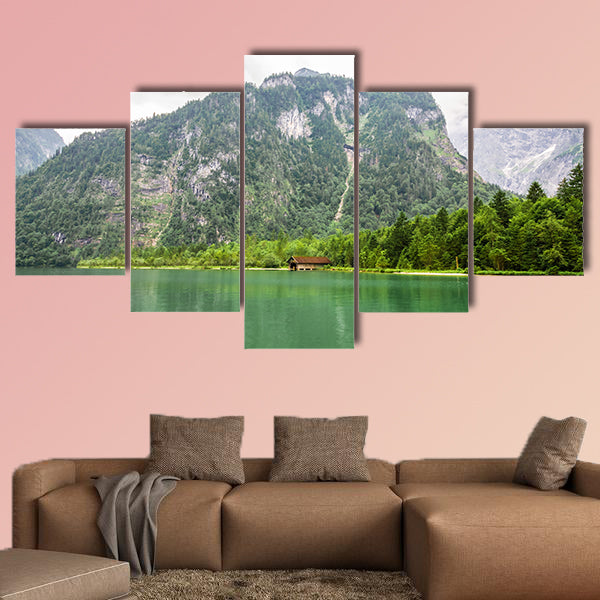 The Alpsee is a lake in Bavaria, Germany multi panel canvas wall art