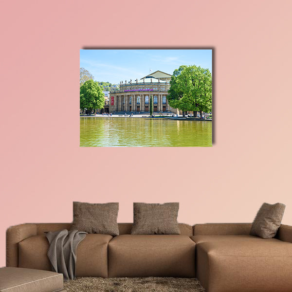 Stuttgart State Theatre Opera building, Germany multi panel canvas wall art
