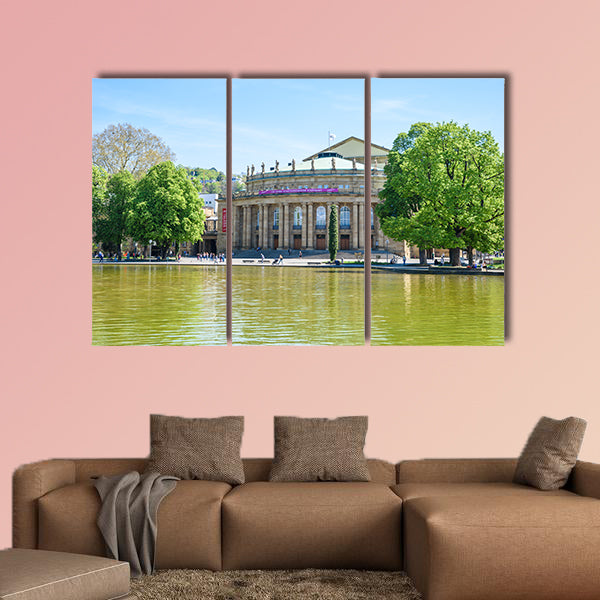 Stuttgart State Theatre Opera building, Germany multi panel canvas wall art